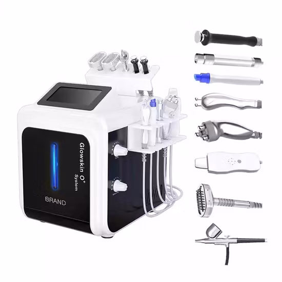 10 in 1 PDT Light Therapy RF Oxygen Spray Hydra Dermabrasion Machine for Skin Whitening