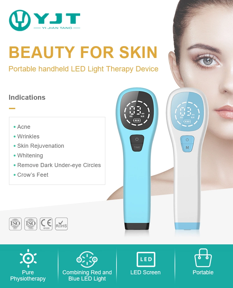 Factory Drop Ship Anti-Inflammation Acne Treatment Semiconductor LED Light Therapy Instrument