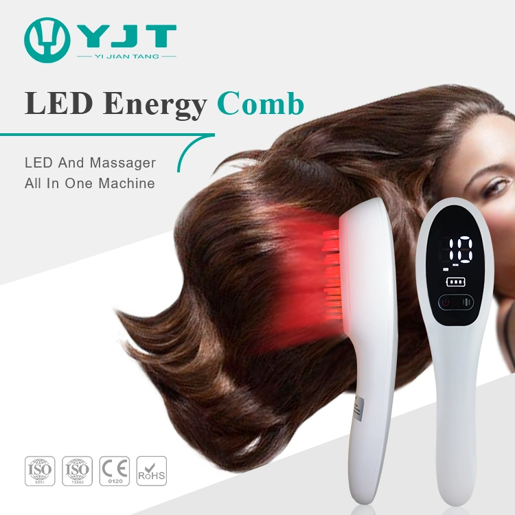 Laser Hair Growth Massage Machine LED 650nm Red Light Hair Grow Comb