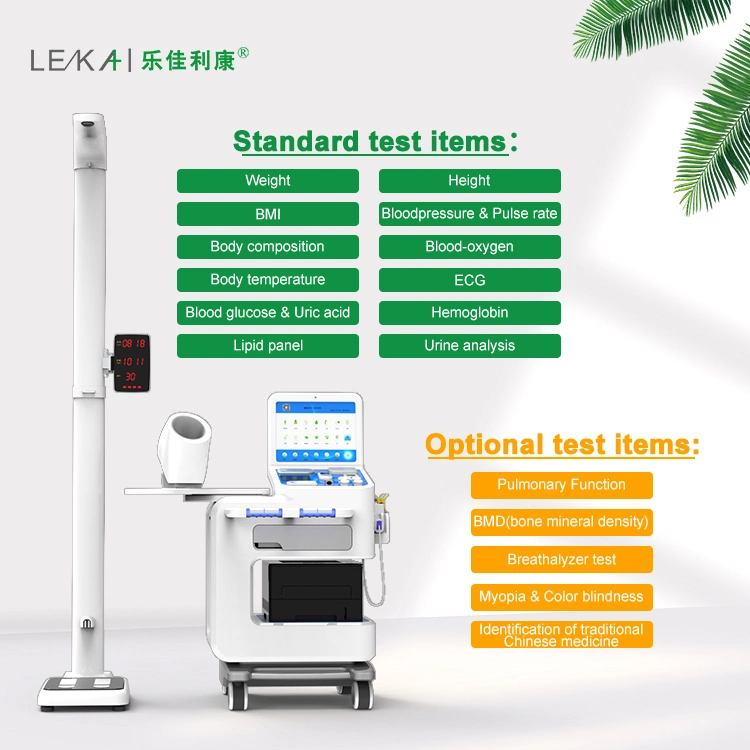 Hw-V6000 Medical Physical Health Examination Telehealth Kiosk for Hospital Clinic